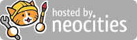 hosted by neocities default button