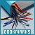 a 50x50 image of a book with many bookmark ribbons