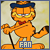 a 50x50 image of Garfield the cat